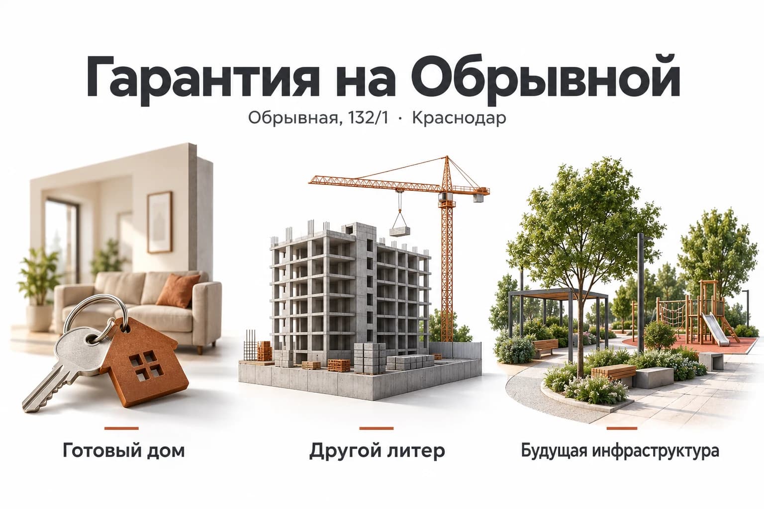 Проекты застройщика Гарантия в Краснодаре
