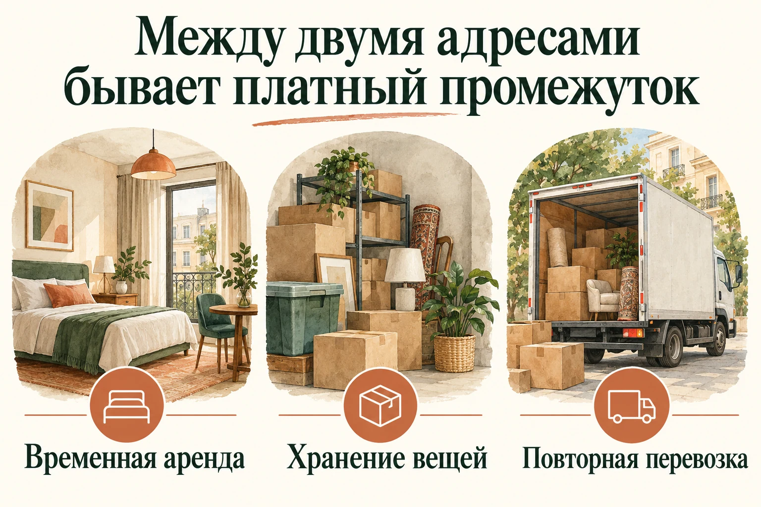Между двумя адресами бывает платный промежуток