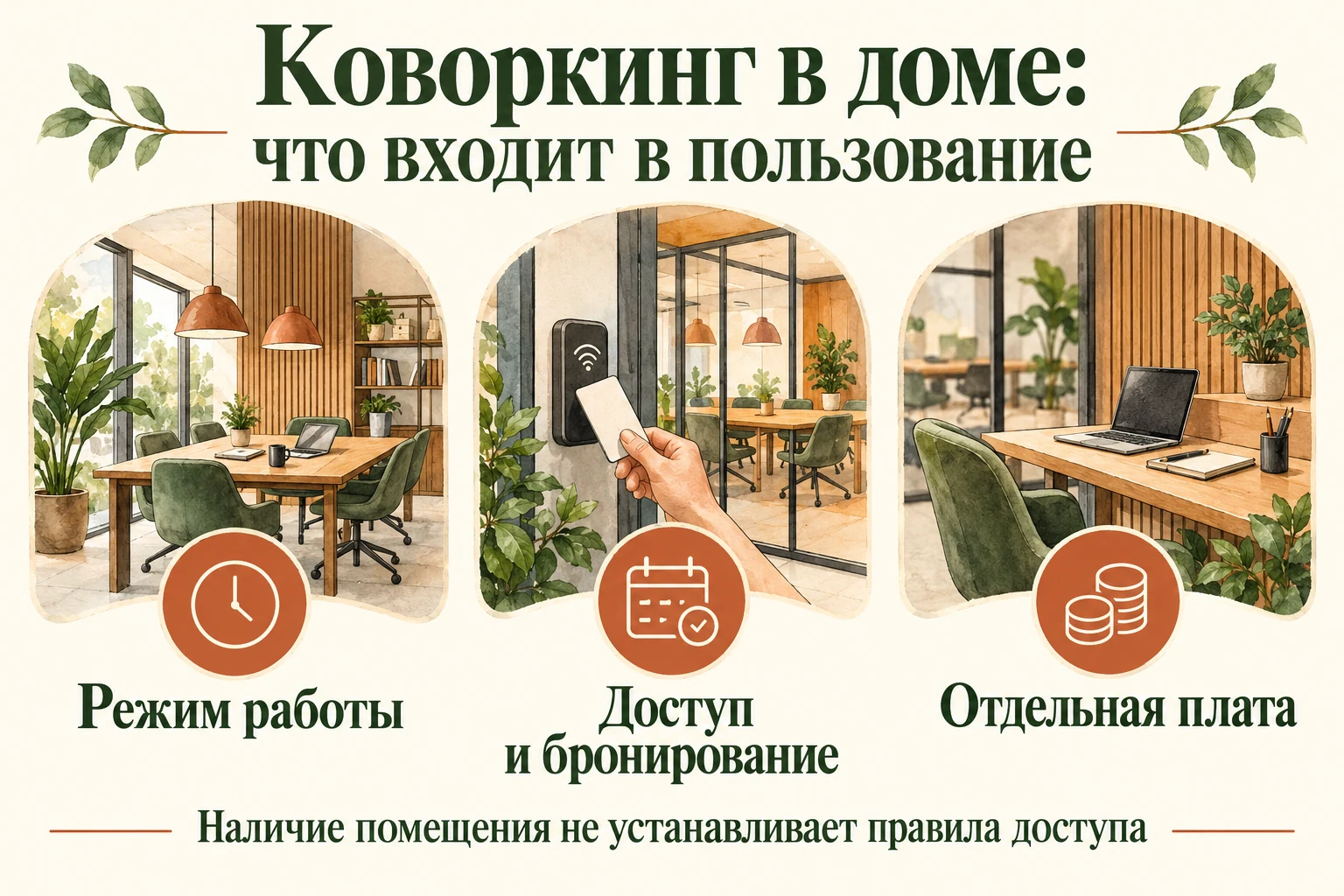Что выяснить о коворкинге в доме: режим, бронирование и плата