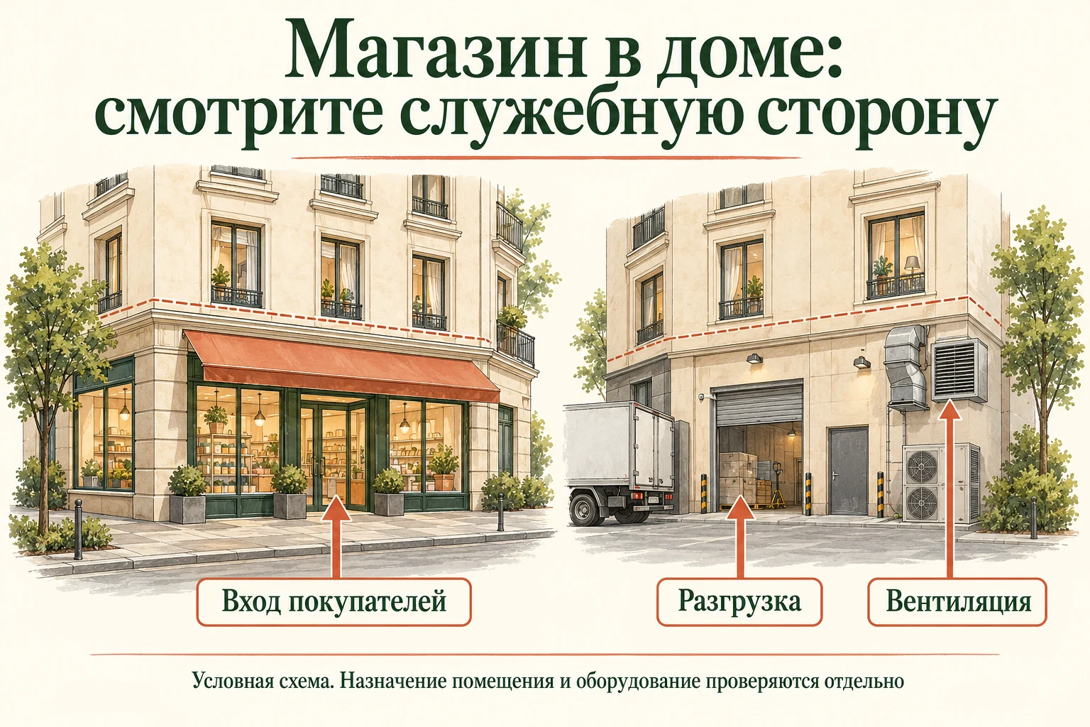 Коммерция под квартирой: проверяйте служебные зоны